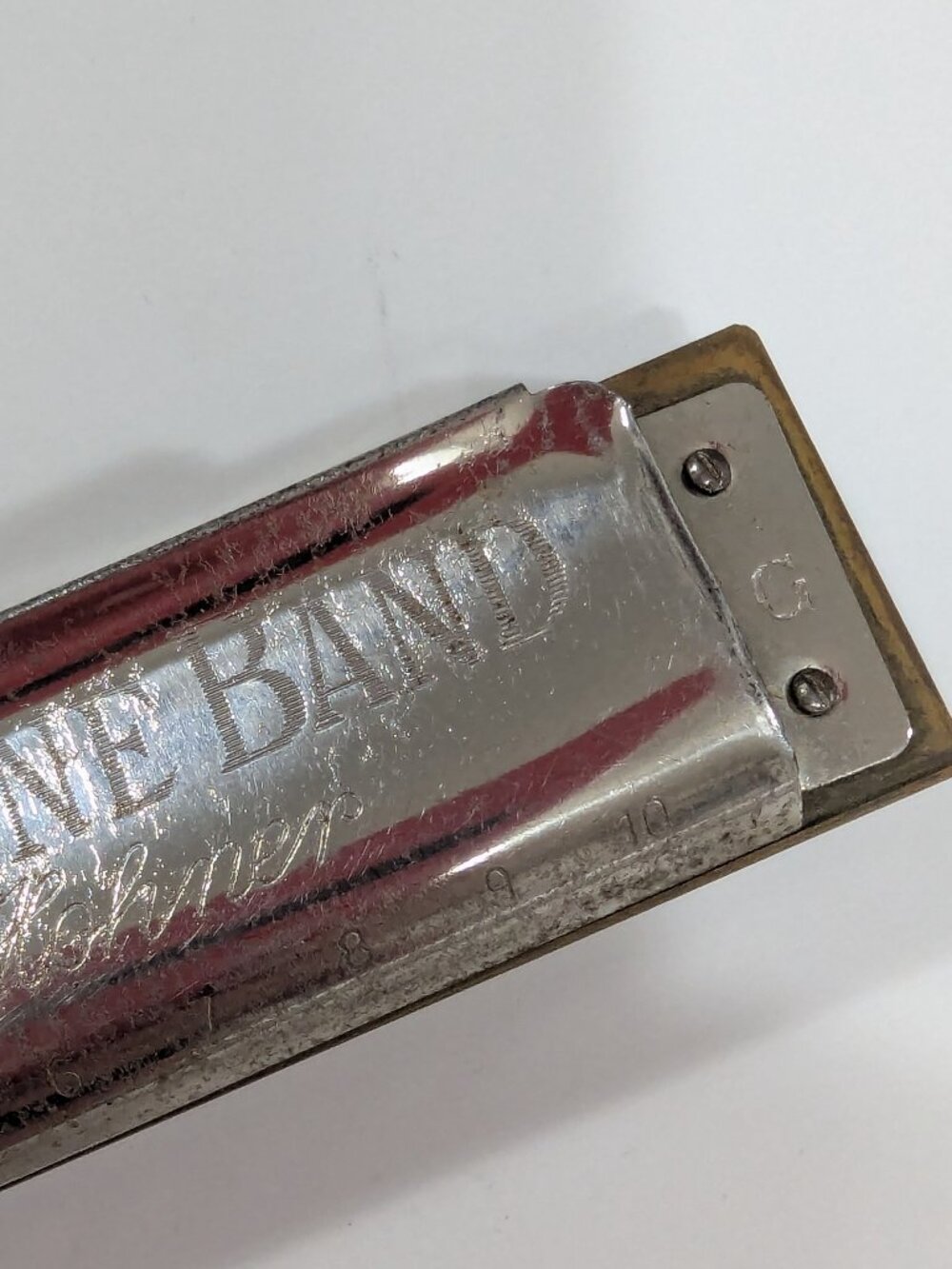 Vintage Hohner Harmonica Marine Band Key of G - Picture 7 of 10